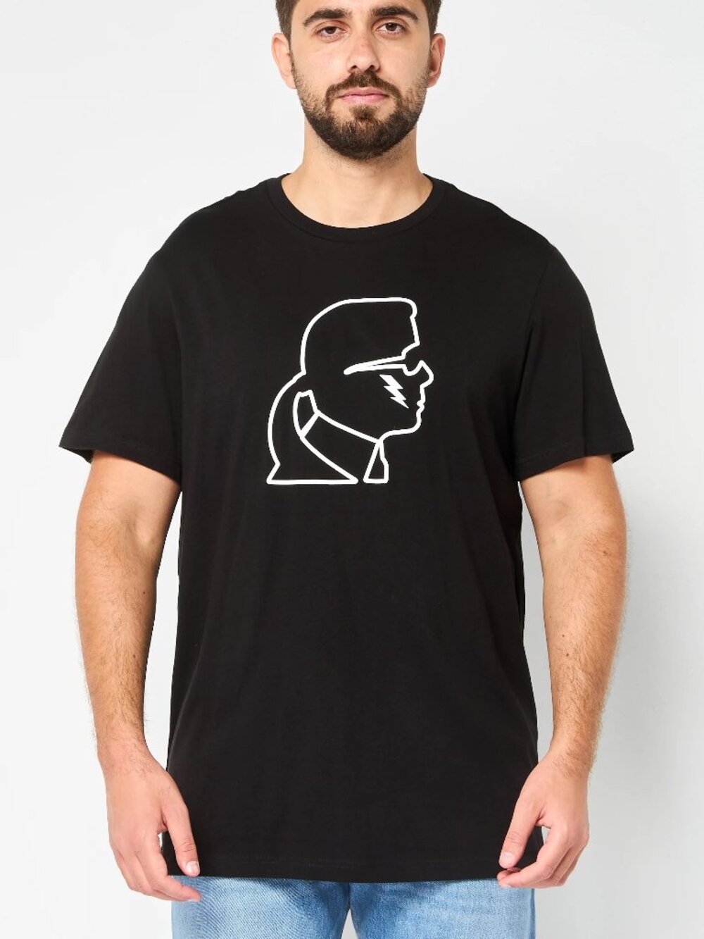 KARL LAGERFELD PARIS Men's Crewneck T-shirt, Size XXL